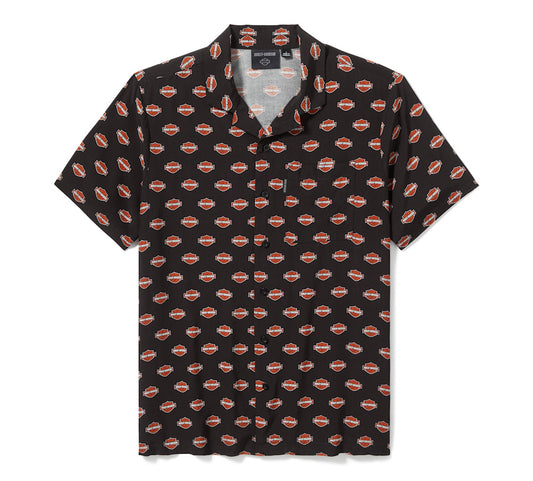 Harley-Davidson Men's Bar & Shield Aloha Shirt