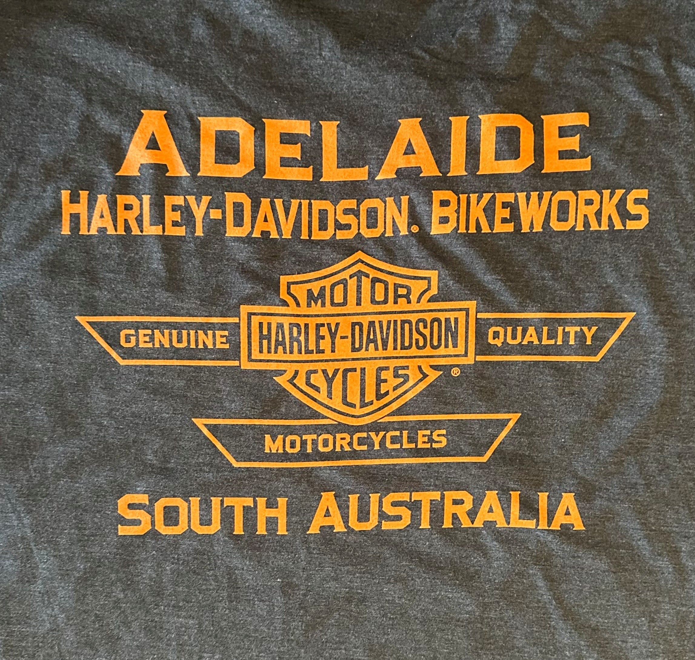 Adelaide Harley-Davidson Wanderer Tee- Grey