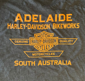 Adelaide Harley-Davidson Wanderer Tee- Grey