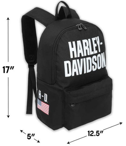 Harley-Davidson American Flag Graphic Backpack