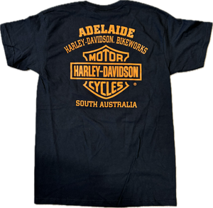 Adelaide Harley-Davidson Bar and Shield tee