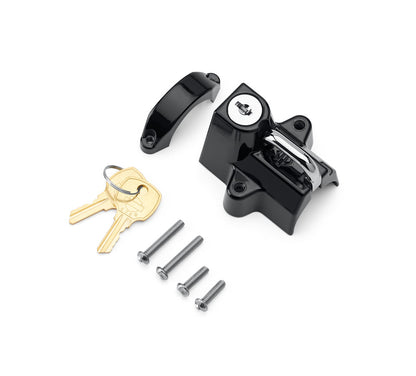 Harley-Davidson Universal Mount Helmet Lock- Black