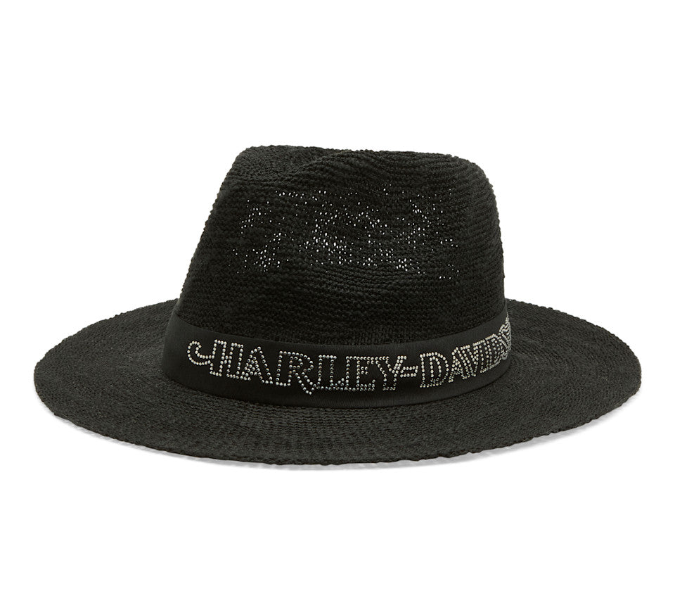 Women's Harley-Davidson Bling Packable Straw Hat