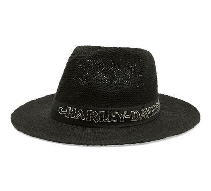 Women's Harley-Davidson Bling Packable Straw Hat