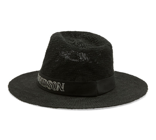 Women's Harley-Davidson Bling Packable Straw Hat