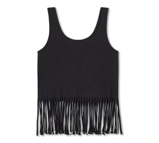 Women's Harley-Davidson Bling Ride to be Free Fringe Hem Swing Tank
