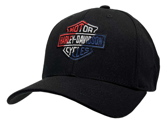 Adelaide Harley-Davidson Bike Works (Blue White Red) B&S Fitted Cap