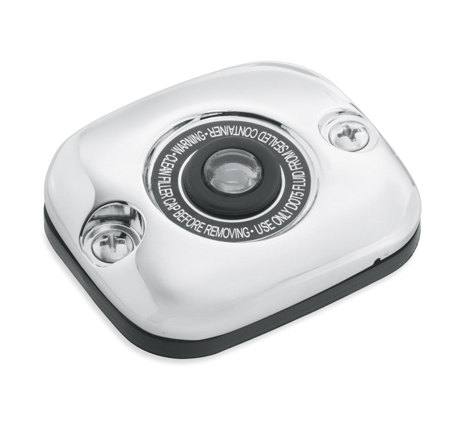 Harley-Davidson Front Brake Master Cylinder Cover-Chrome