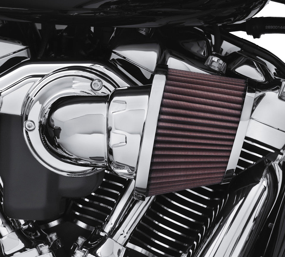 Harley-Davidson Screamin’ Eagle High-Flo K&N Air Filter Element- Chrome