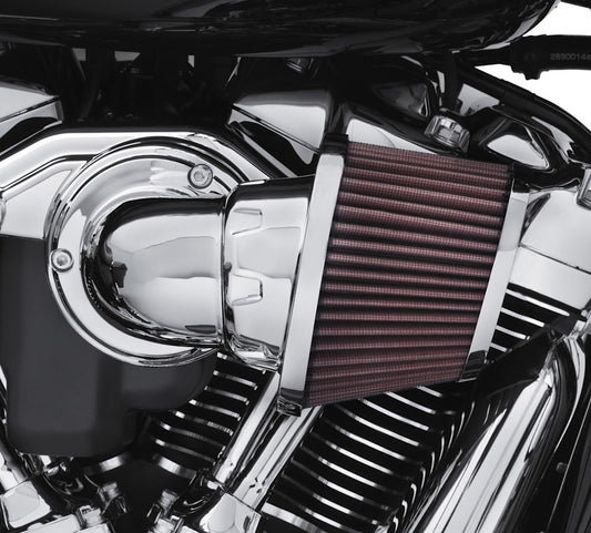 Harley-Davidson Screamin’ Eagle High-Flo K&N Air Filter Element- Chrome