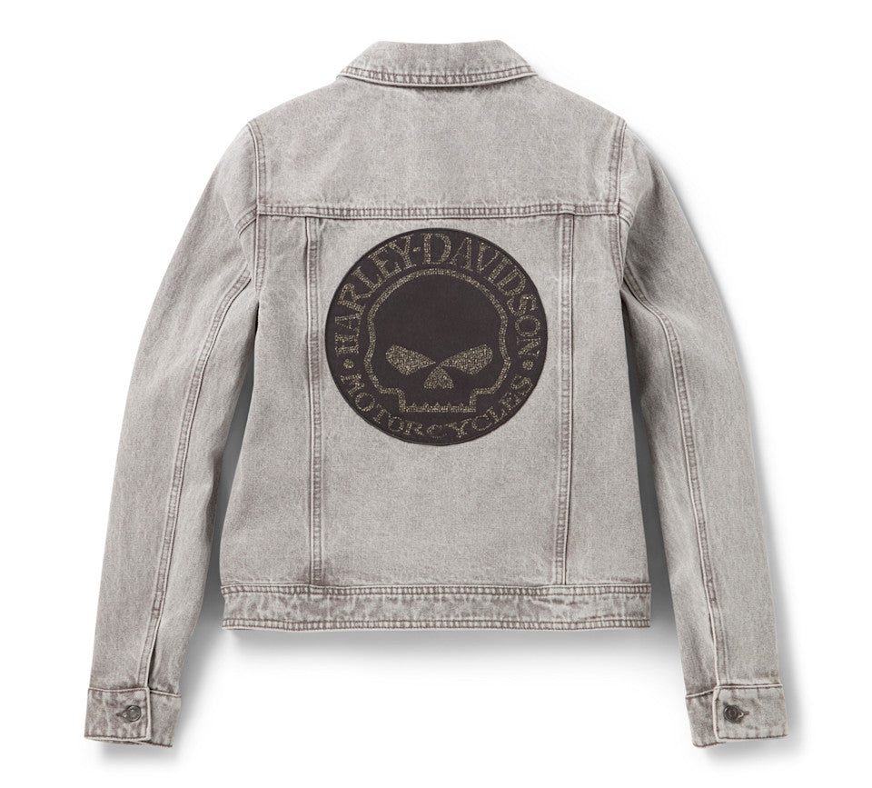 Women's Harley-Davidson Willie G Bling Denim Jacket