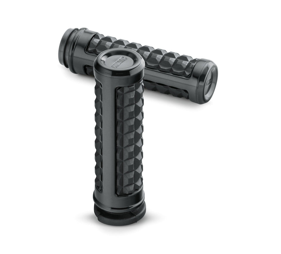 Harley-Davidson Dominion Collection Hand Grips- Black