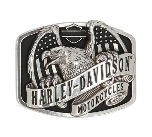 Harley-Davidson Eagle Wing over USA Belt Buckle