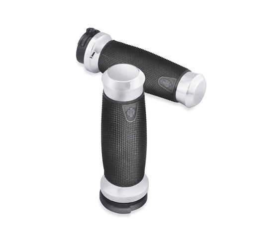 Harley-Davidson Get A Grip Hand Grips-Chrome, Standard