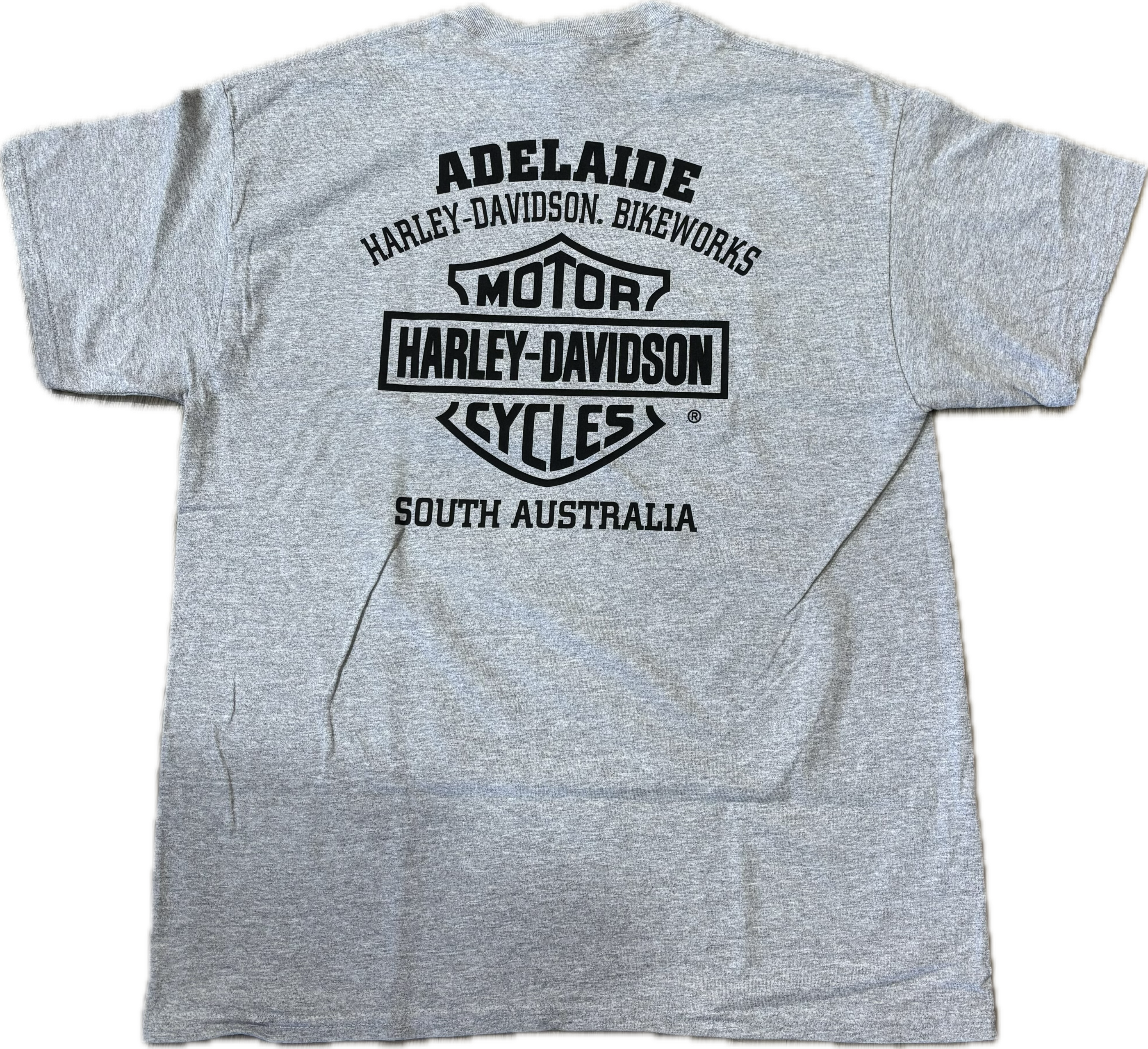 Adelaide Harley-Davidson Grey Bike Flag Tee