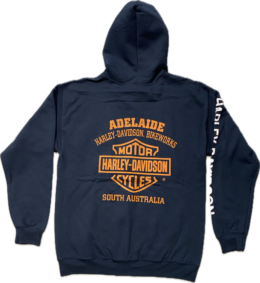 Adelaide Harley-Davidson B&S Zip Hoodie - Black