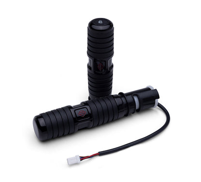Harley-Davidson Kahuna Heated Hand Grips- Gloss Black
