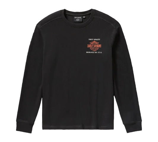Harley-Davidson Men's Parts & Service Long Sleeve Thermal - Harley Black
