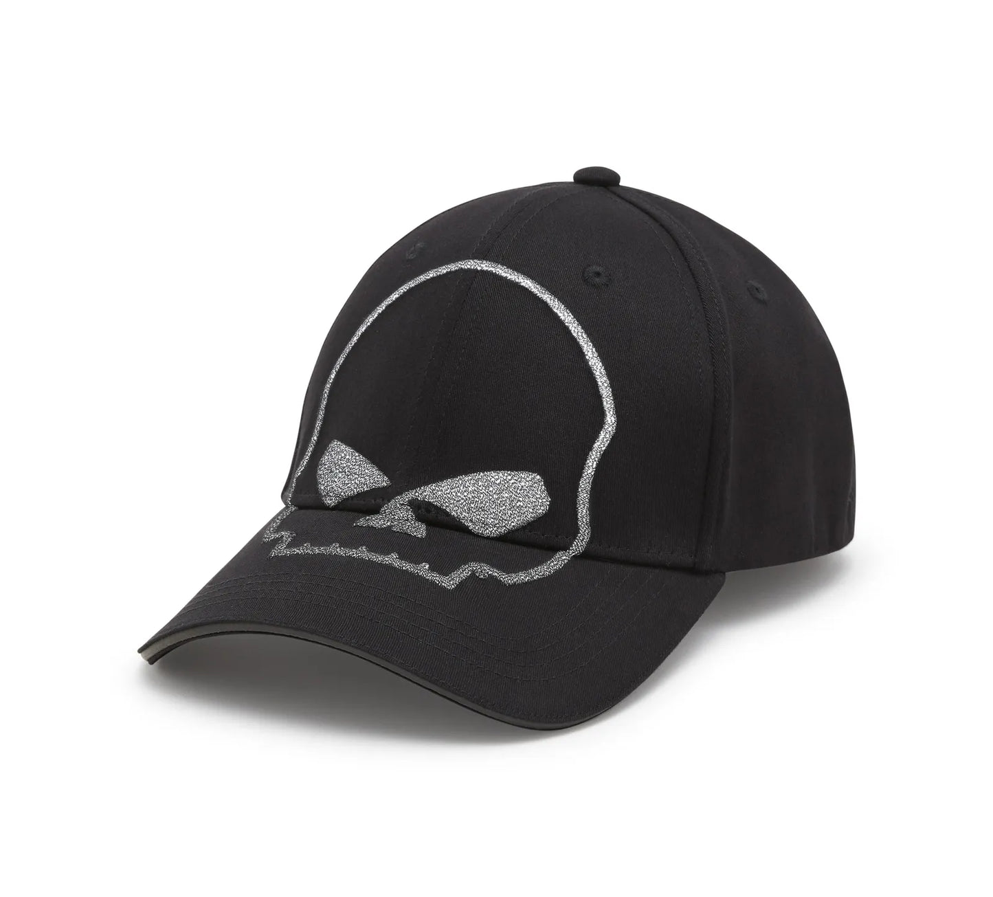 Harley-Davidson Men's Willie G Skull Softail Stretch Fit Baseball Cap