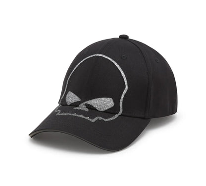 Harley-Davidson Men's Willie G Skull Softail Stretch Fit Baseball Cap