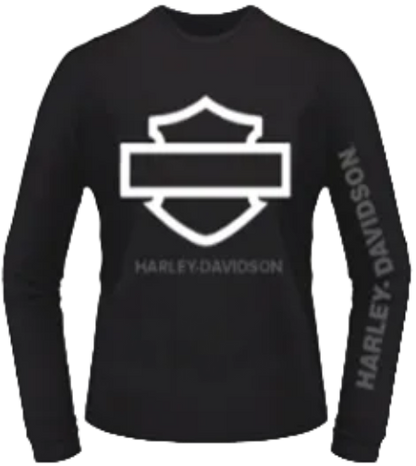 Adelaide Harley-Davidson B&S Outline Long Sleeve Tee