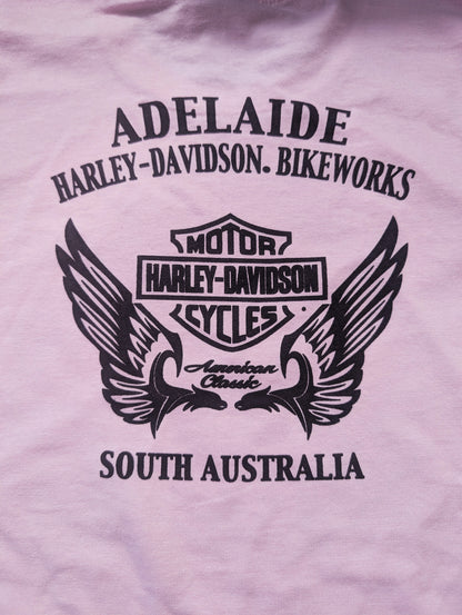 Adelaide Harley-Davidson Womens Pink Bar & Shield Tee