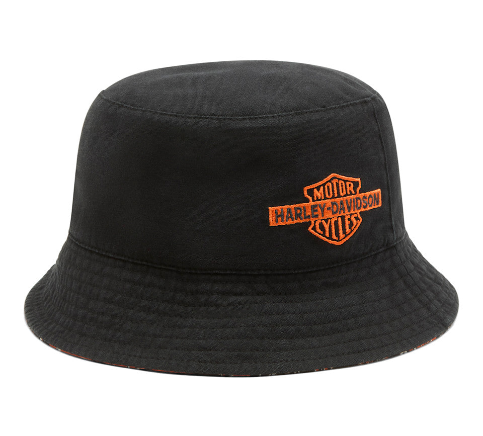 Harley-Davidson Essential Oil Can Reversible Bucket Hat