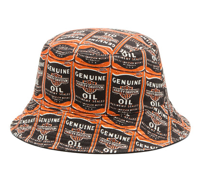 Harley-Davidson Essential Oil Can Reversible Bucket Hat