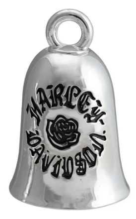 Harley-Davidson Engraved Black Rose Script Ride Bell