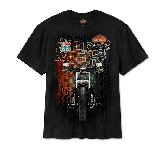Harley-Davidson Men's Route 66 Anniversary Short Sleeve Tee