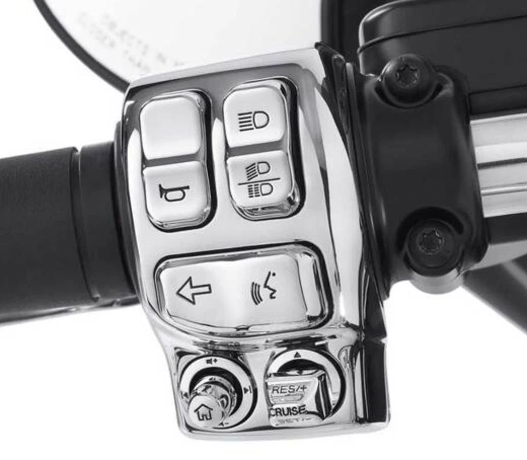 Harley-Davidson Chrome Switch Cap Kit