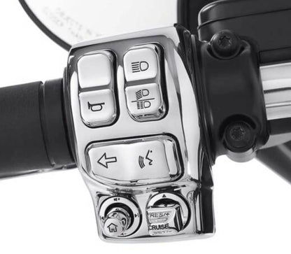 Harley-Davidson Chrome Switch Cap Kit