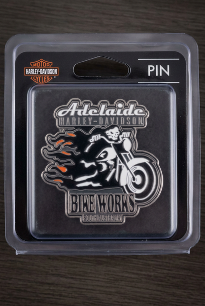 Adelaide Harley-Davidson Bike Works Shop Pin