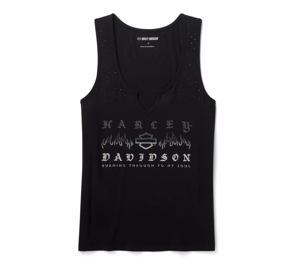 Women's Harley-Davidson Slow Burn Bling Tank