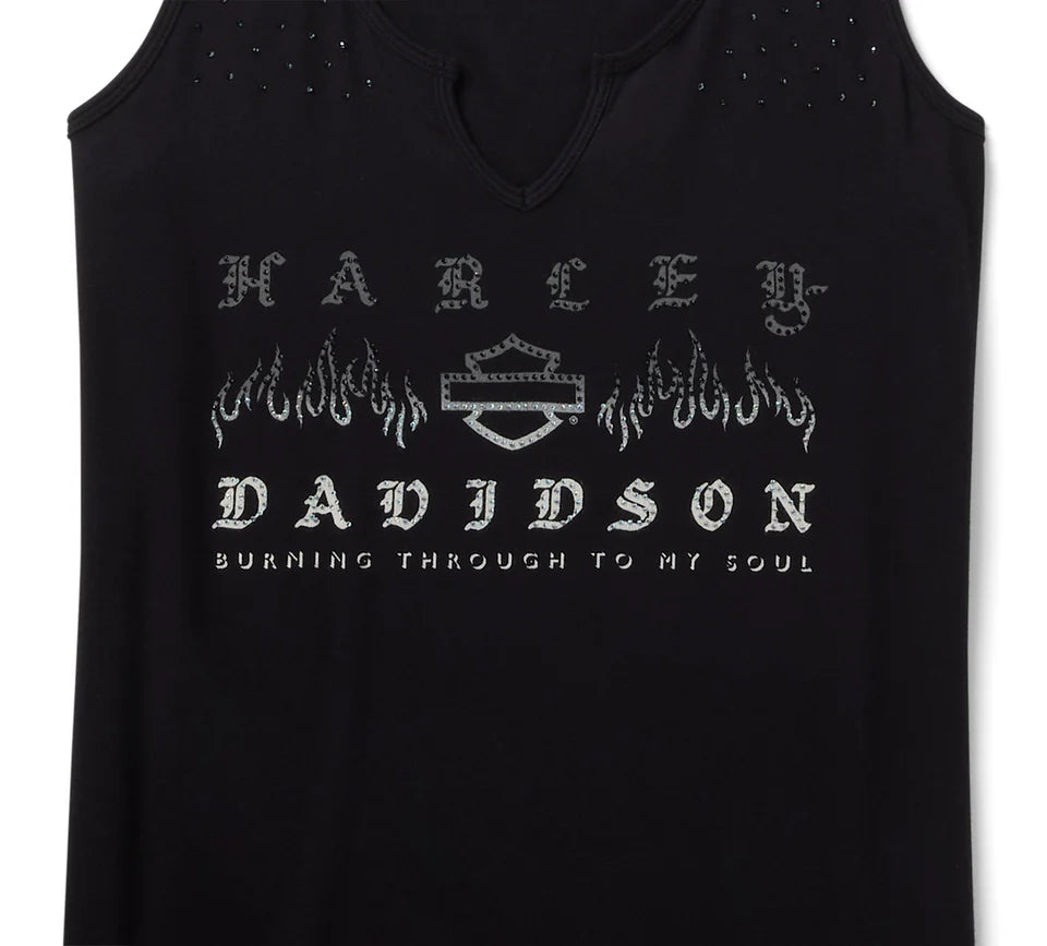 Women's Harley-Davidson Slow Burn Bling Tank