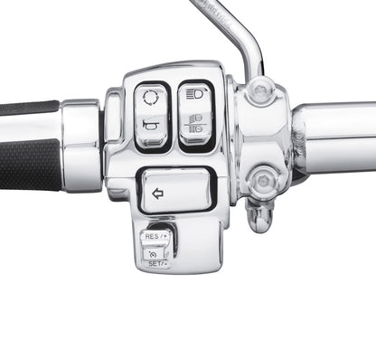 Harley-Davidson Chrome Switch Cap Kit- Chrome