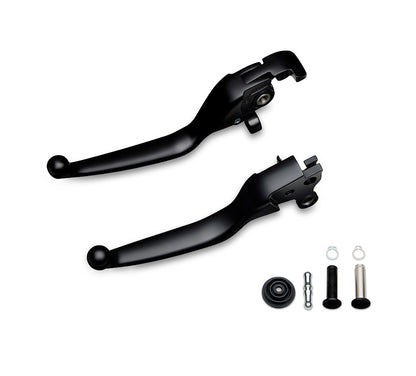 Harley-Davidson Adjustable Hand Control Lever Kit- Touring, Black
