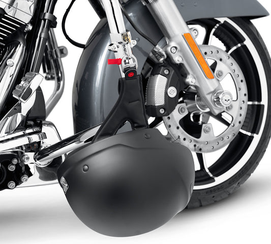 Harley-Davidson Universal Mount Helmet Lock- Chrome