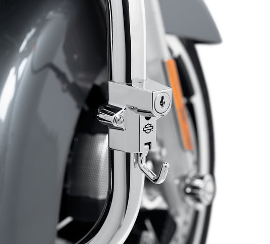 Harley-Davidson Universal Mount Helmet Lock- Chrome