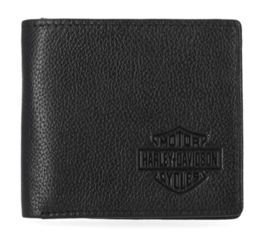 Harley-Davidson Leather Wallet - B&S Bifold with Passcase