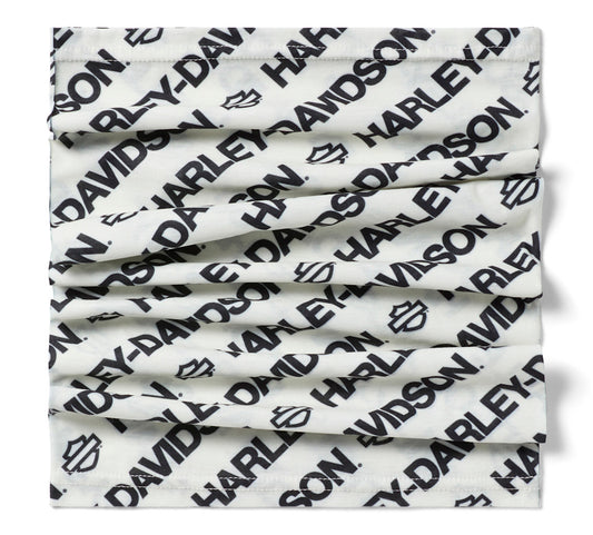 Harley-Davidson TECH Gaiter - Cloud Dancer & Allover print