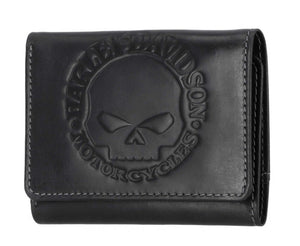 Harley-Davidson Men's Willie G Snap Trifold Wallet