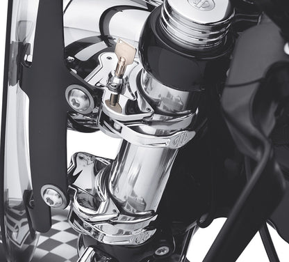 Harley-Davidson Locking Quick Release Windshield Clamp- Chrome