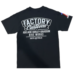 Adelaide Harley-Davidson Factory Custom Tee - Black