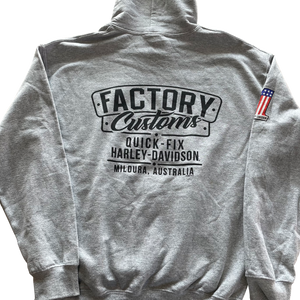 Quick-Fix Harley-Davidson Factory Customs Hoodie - Grey