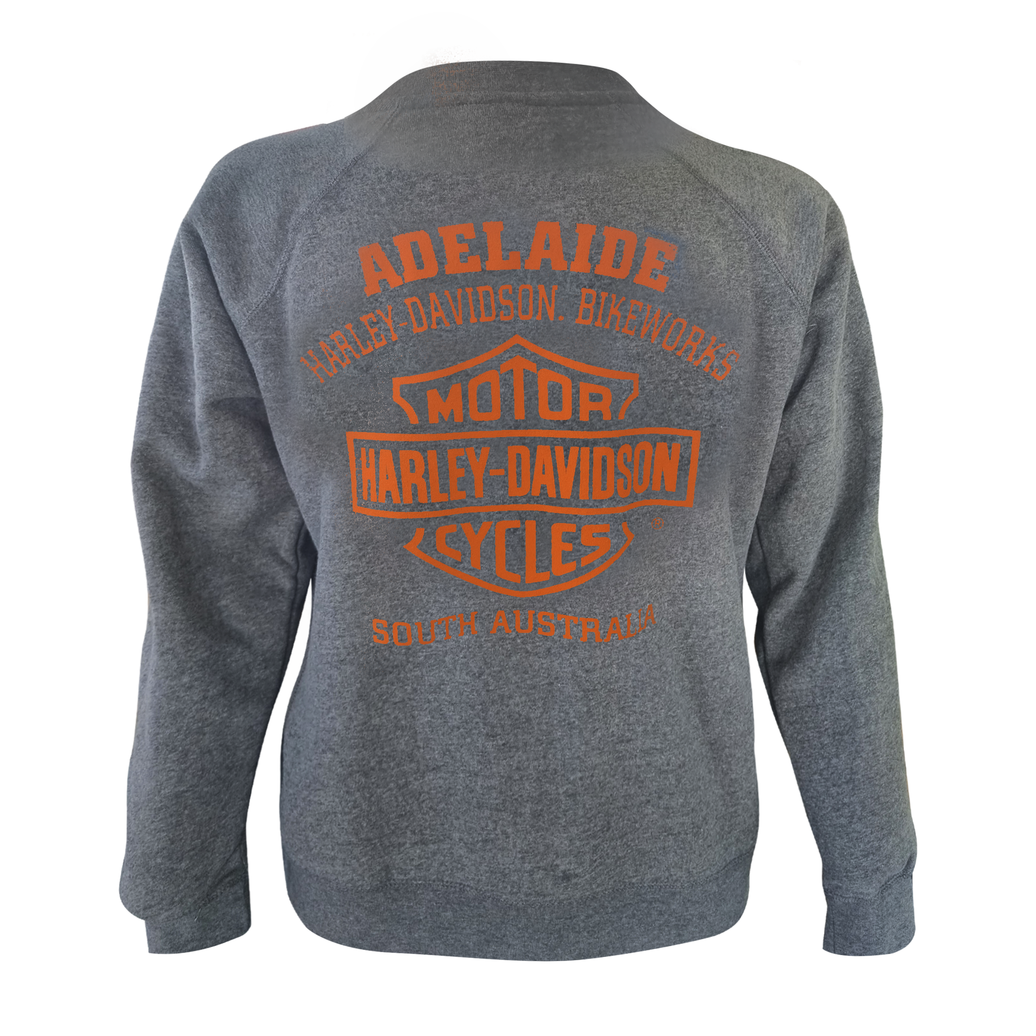 Adelaide Harley-Davidson B&S Crew Neck - Grey