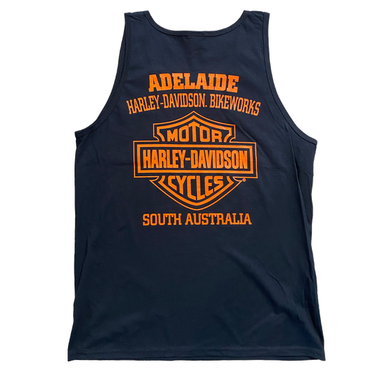 Adelaide Harley-Davidson Classic B&S Tank in Black
