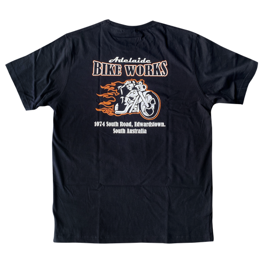 Adelaide Bike Works Original Skeleton Tee